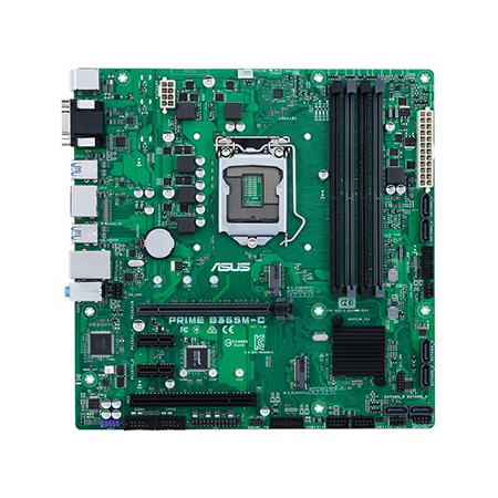 Asus - ASUS Prime B365M-C/CSM (4 Ram Slot, 8*USB 3.1, 2*Display Port, 2* M.2 Socket)-ASUS Prime B365M-C/CSM (4 Ram Slot, 8*USB 3.1, 2*Display Port, 2* M.2 Socket)