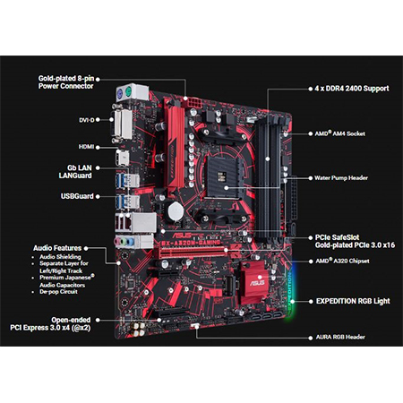 Asus EX-A320M Gaming AMD Motherboard