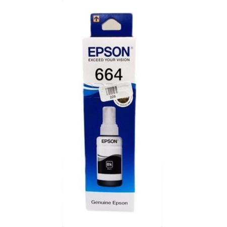 EPSON - Epson 664 Black Ink Bottle (Black) - 70 ml-Epson 664 Black Ink Bottle (Black) - 70 ml