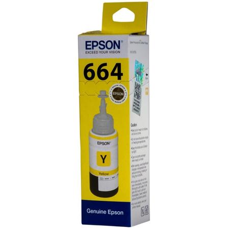 Epson 664 YL Ink Bottle (Yellow) - 70 ml