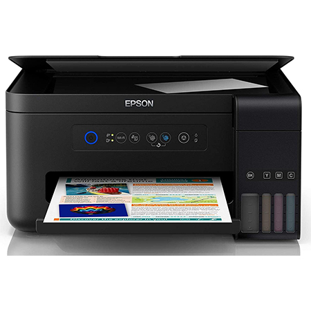 EPSON - Epson L4150 All-in-One Wireless Ink Tank Colour Printer (Black)-Epson L4150 All-in-One Wireless Ink Tank Colour Printer (Black)